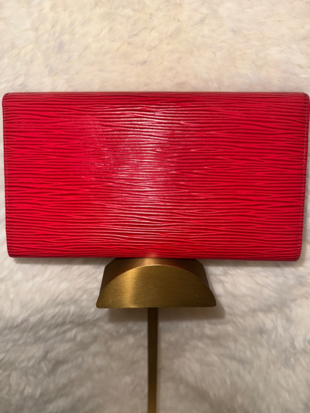 Louis Vuitton Red Epi Leather Wallet - Picture 4 of 6